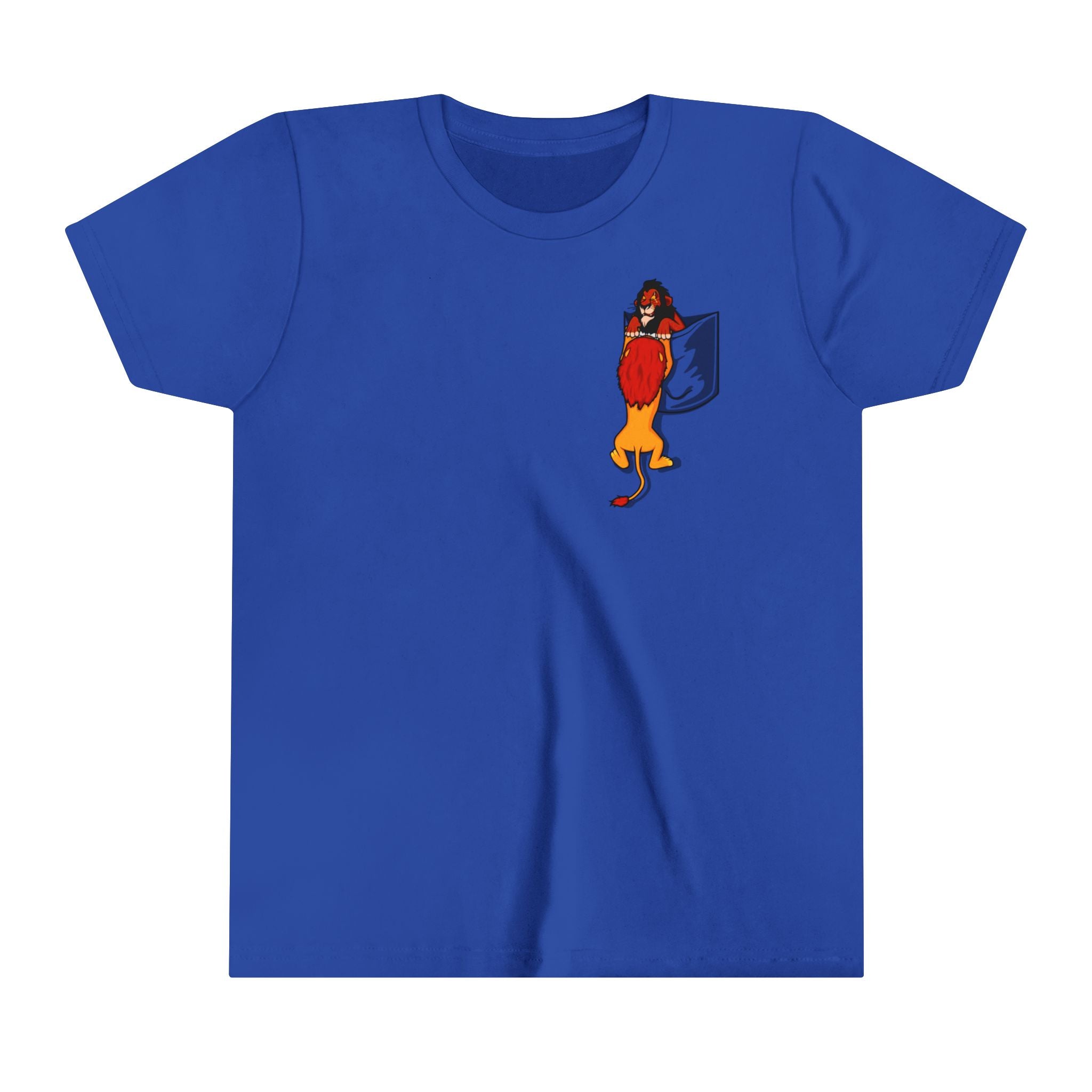 Lion King: Scar and Mufasa pocket Kids - Youth Short Sleeve Tee