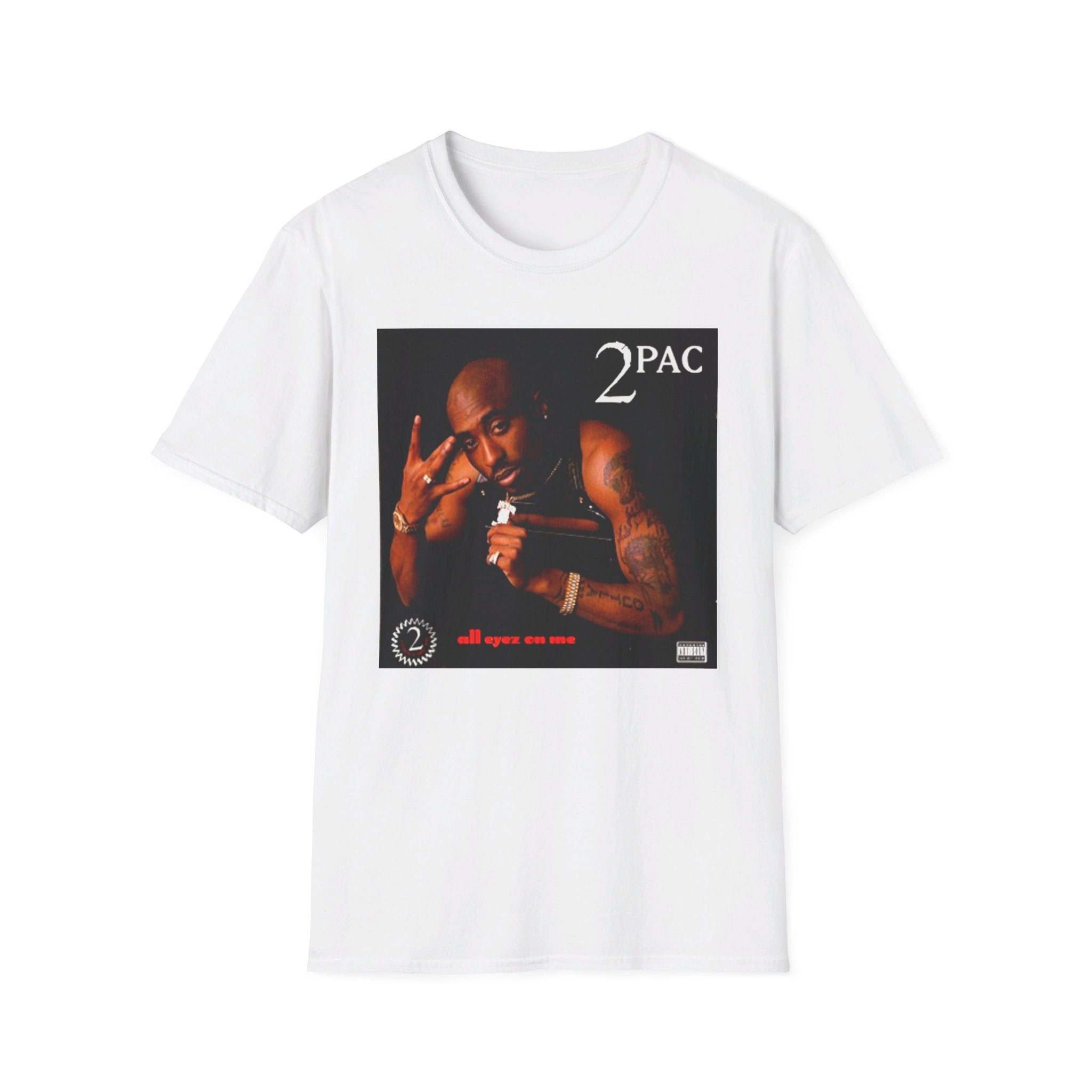 Tupac All Eyez On me album cover - Softstyle T-Shirt