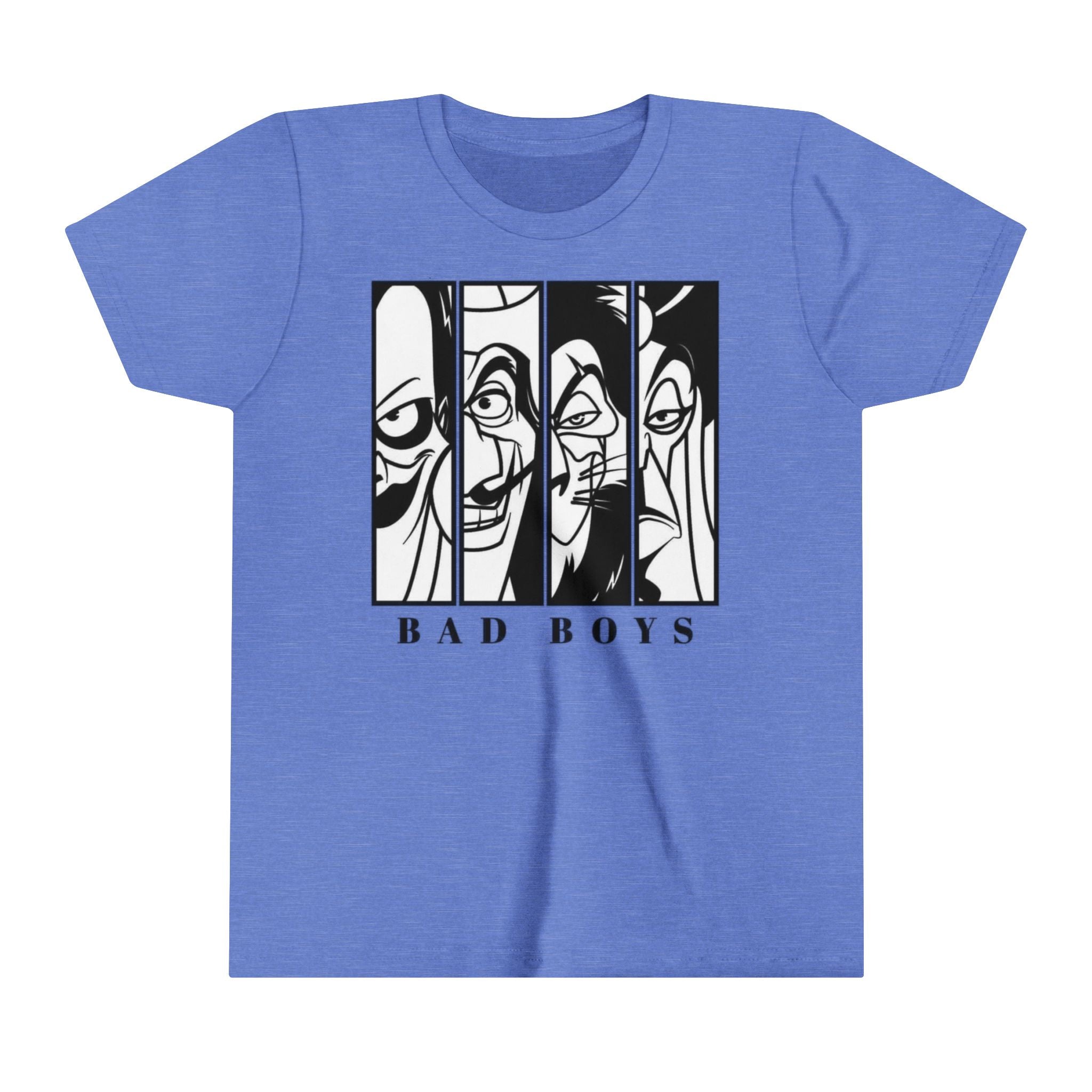 Bad Boys: Disney Villains Kids - Youth Short Sleeve Tee