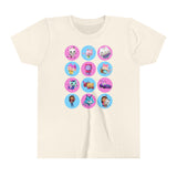 Gabby's Dollhouse circles - Youth Short Sleeve Tee