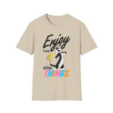 Tweety Bird and Sylvester "Enjoy the little things." - Softstyle T-Shirt