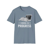 Coding in progress - Softstyle T-Shirt