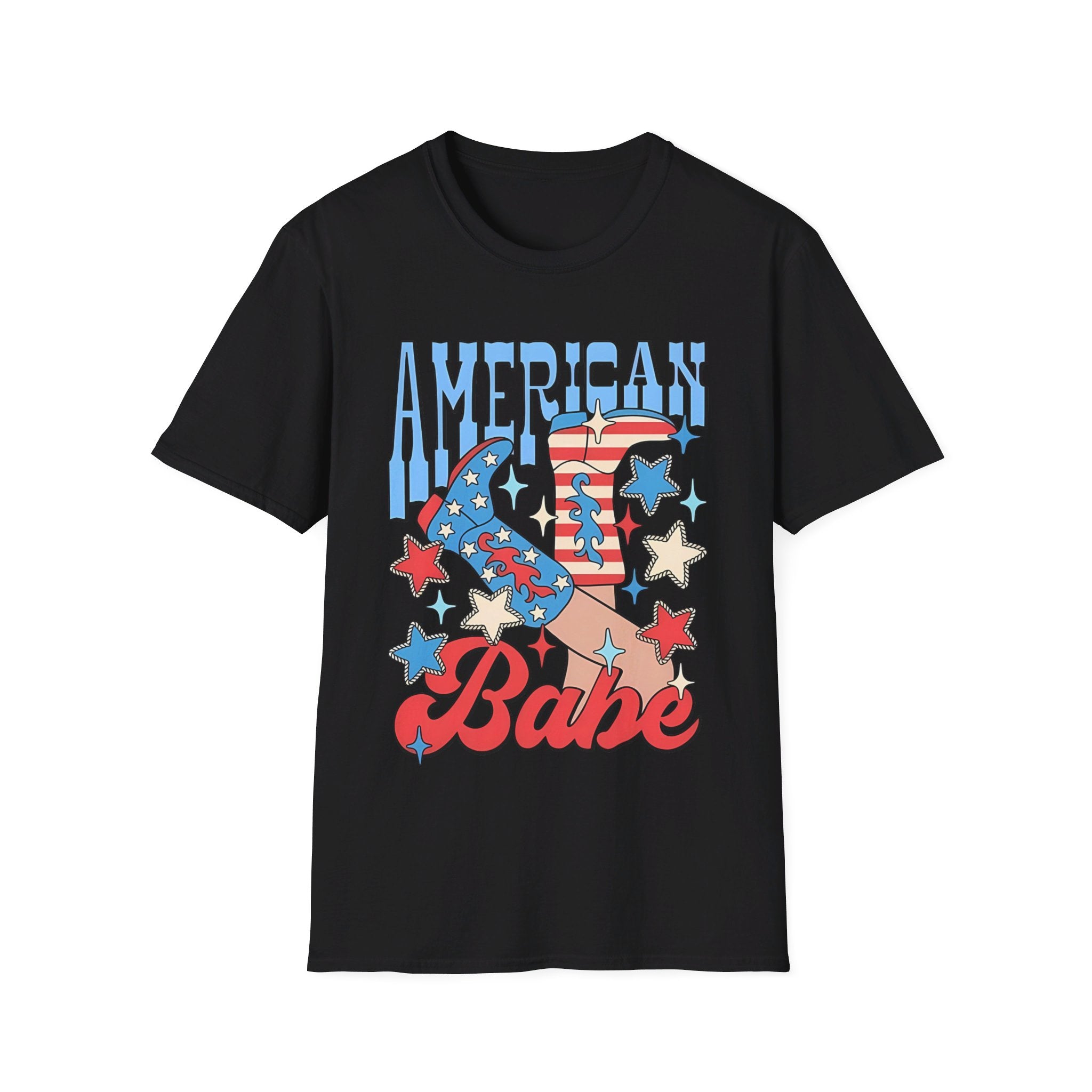 USA American babe - Softstyle T-Shirt