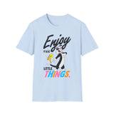 Tweety Bird and Sylvester "Enjoy the little things." - Softstyle T-Shirt