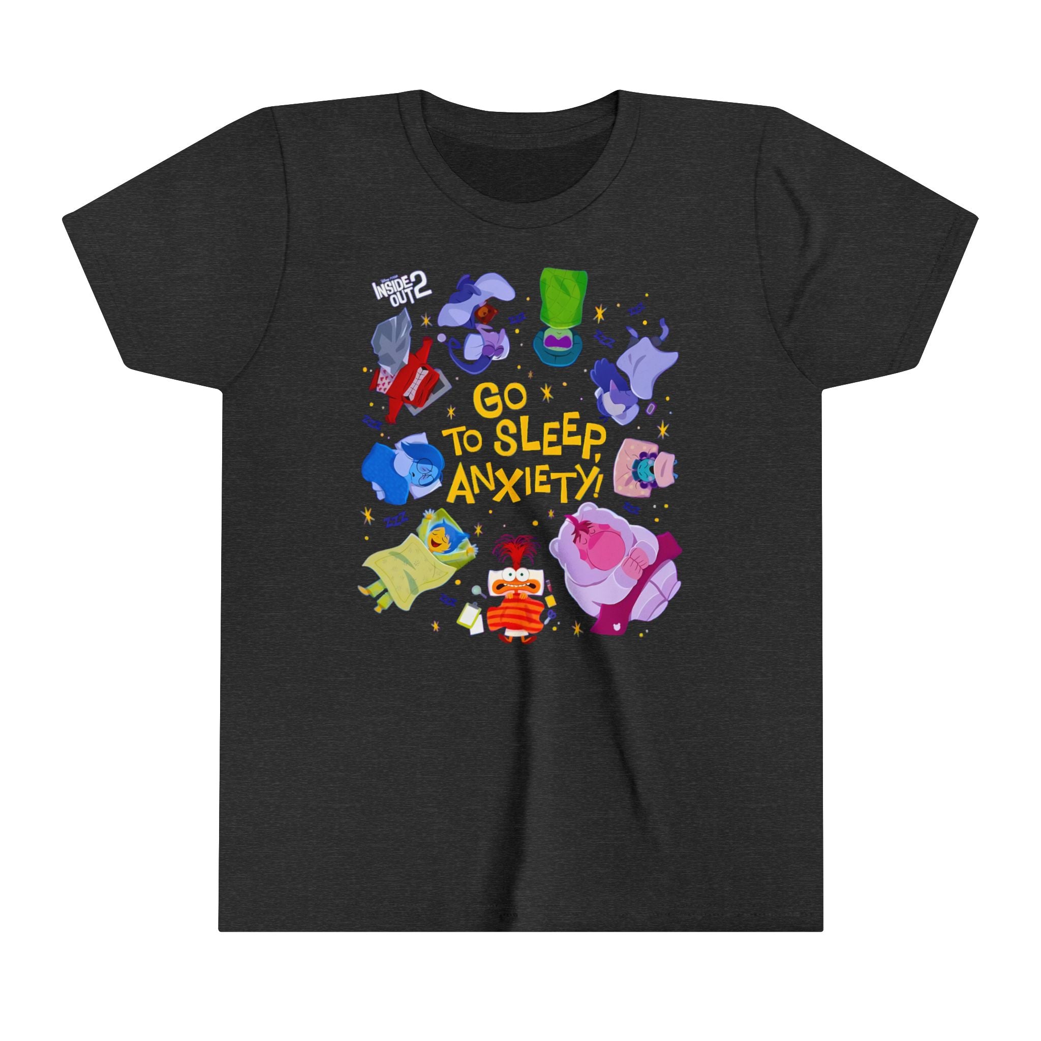 Inside Out: Go to sleep, Anxiety! Kids - Youth Short Sleeve Tee