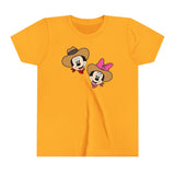 Mickey and Minnie cowboys Kids - Youth Short Sleeve Tee