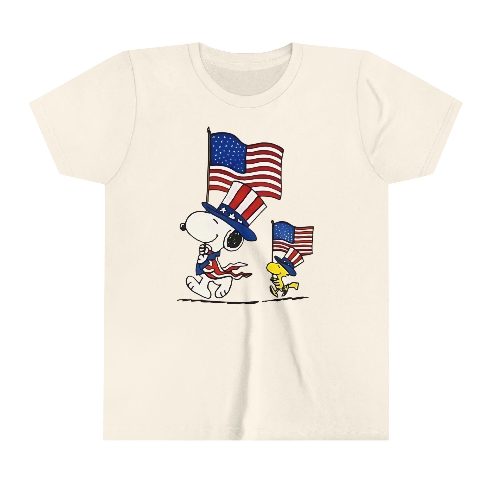 USA Snoopy Patriot Kids - Youth Short Sleeve Tee