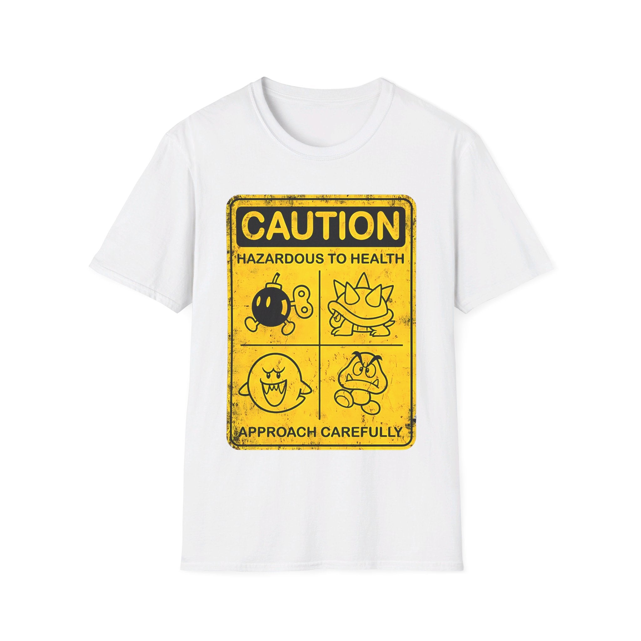 Caution: Hazardous to health, approach carefully - Softstyle T-Shirt