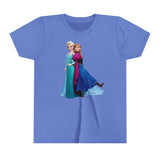 Frozen Elsa and Anna Kids - Youth Short Sleeve Tee