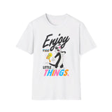 Tweety Bird and Sylvester "Enjoy the little things." - Softstyle T-Shirt