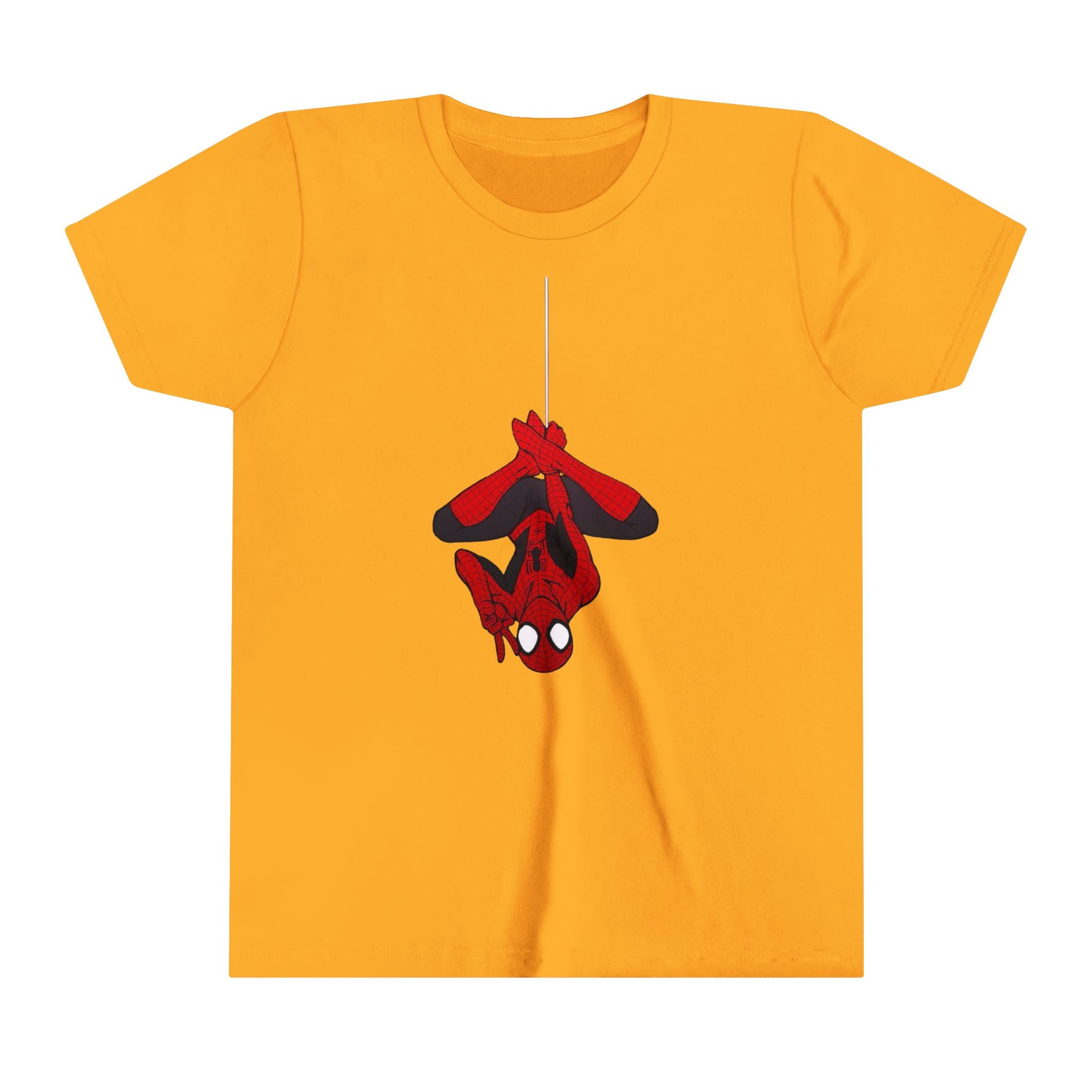 Spider-Man hanging Kids - Youth Short Sleeve Tee