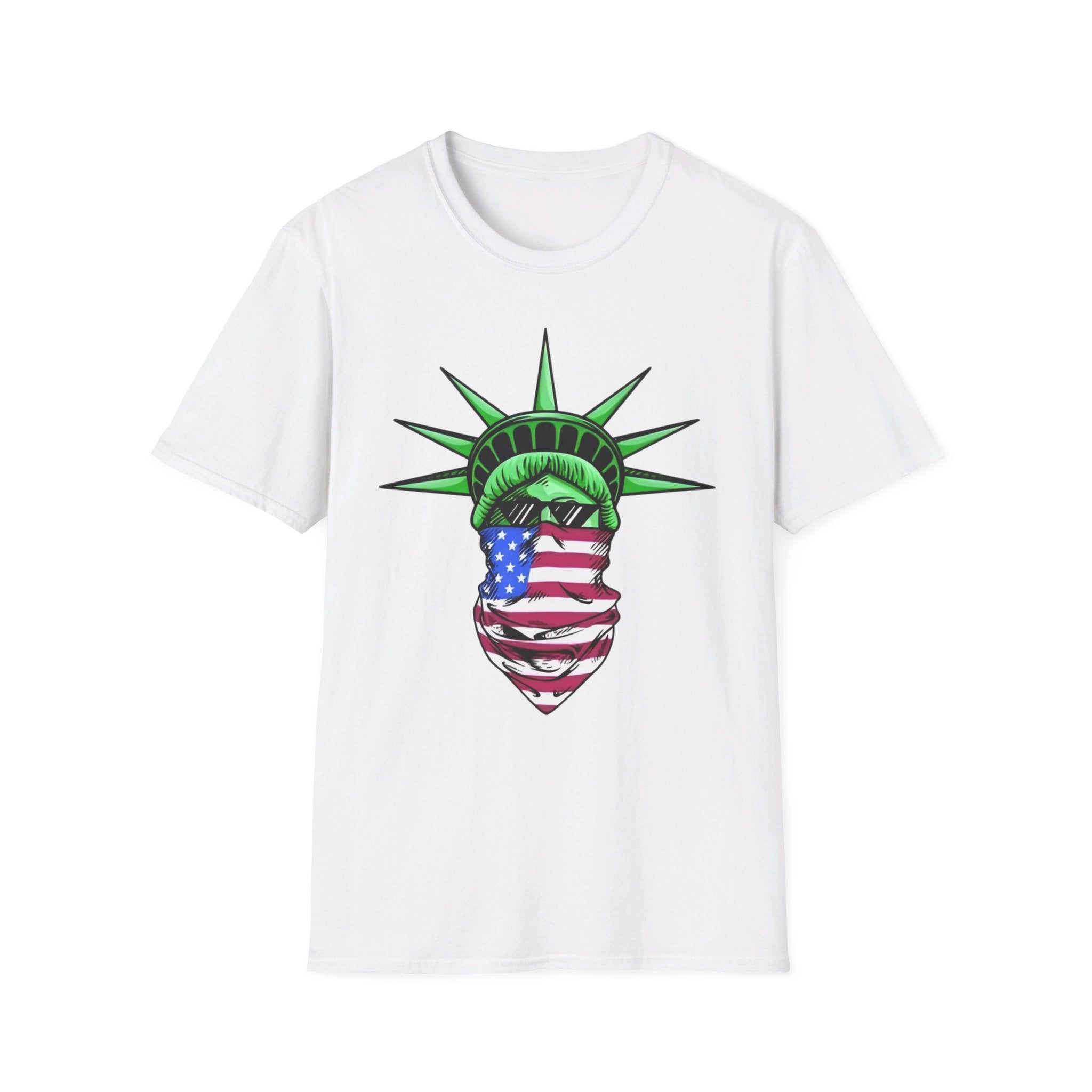 USA Statue of Liberty urban thug style - Softstyle T-Shirt