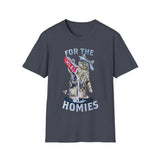 Cat "For the homies" Milk - Softstyle T-Shirt