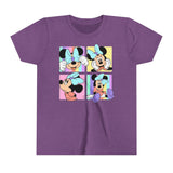 Minnie Mouse portraits emotions Kids - Youth Short Sleeve Tee