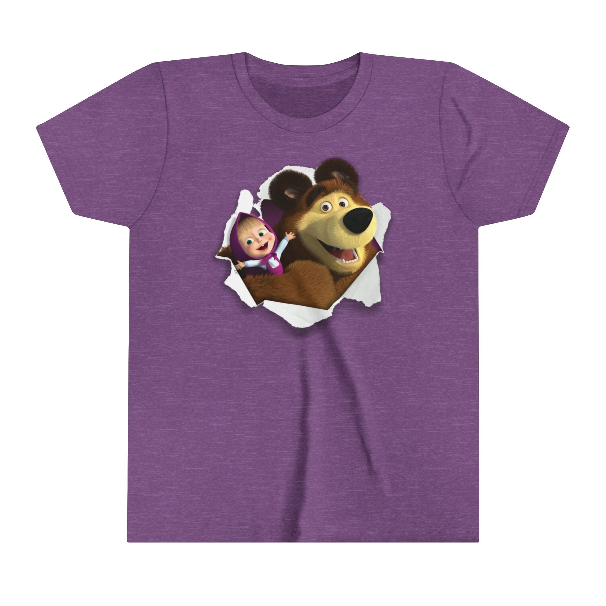 Masha and the bear Kids - Youth Short Sleeve Tee