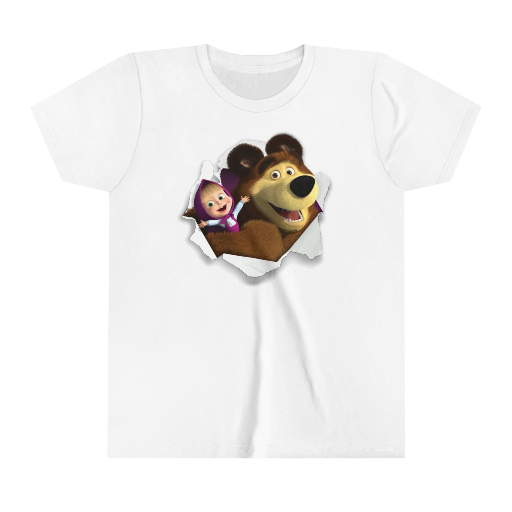 Masha and the bear Kids - Youth Short Sleeve Tee