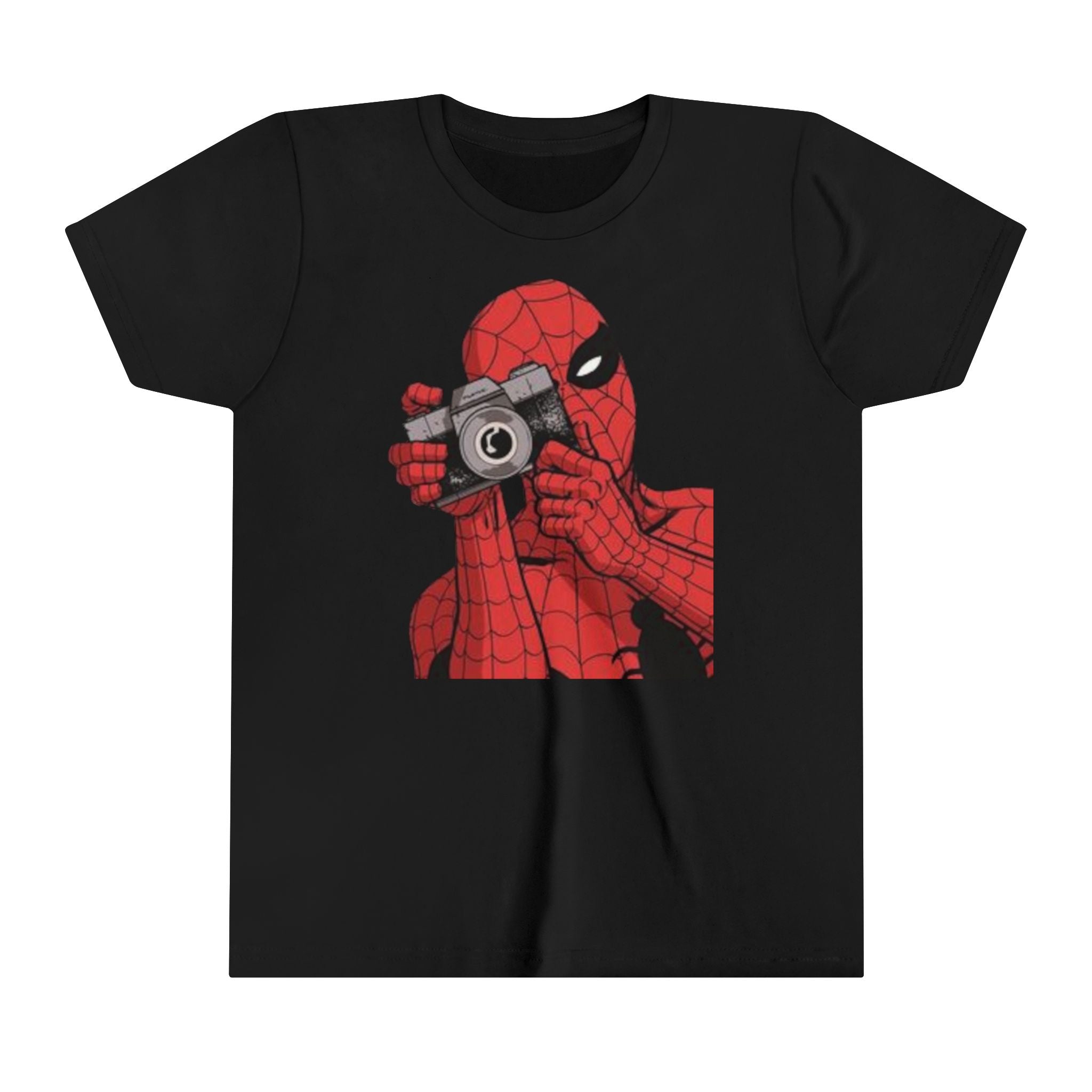 Spider-Man photographer Kids - Youth Short Sleeve Tee