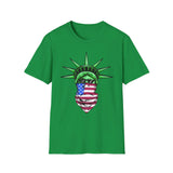 USA Statue of Liberty urban thug style - Softstyle T-Shirt