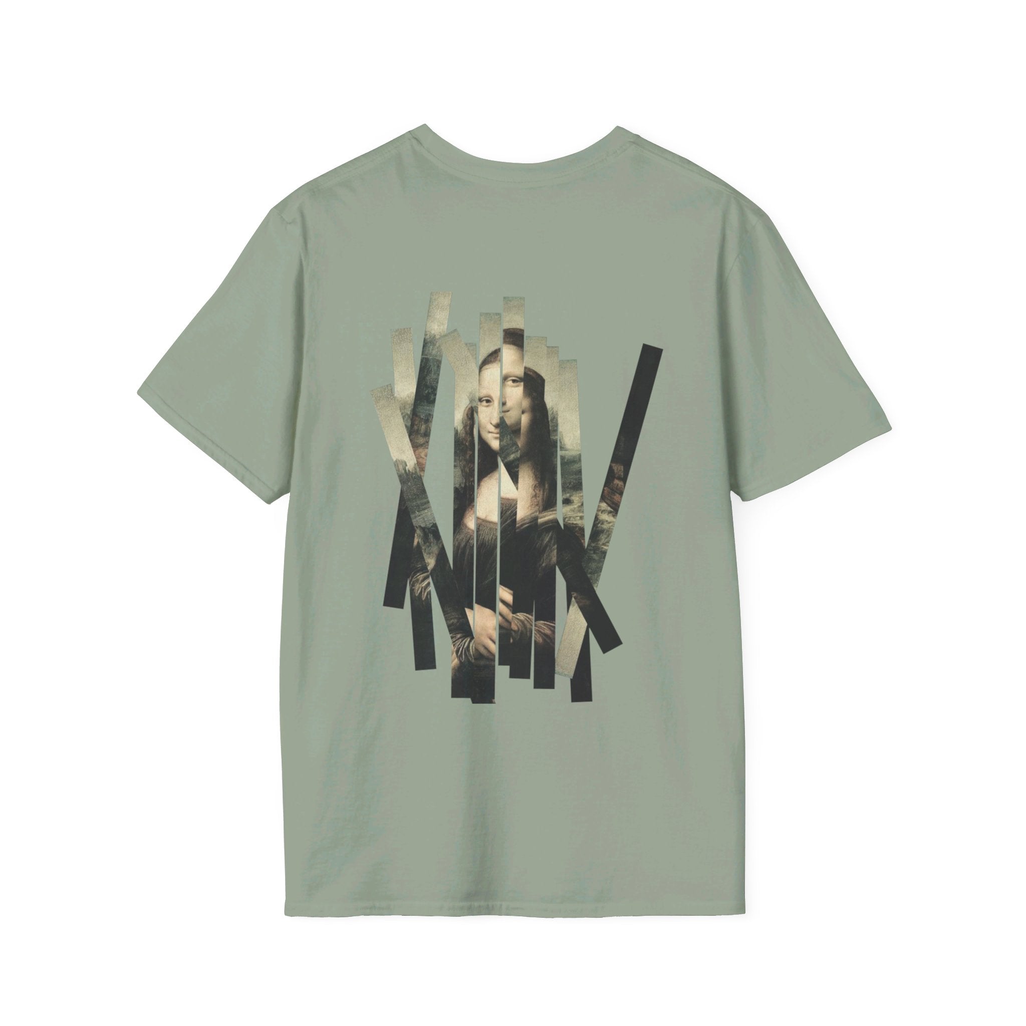 Deconstructed Monalisa backside - Softstyle T-Shirt