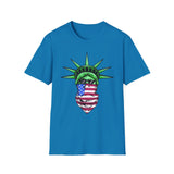 USA Statue of Liberty urban thug style - Softstyle T-Shirt