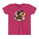 Masha and the bear Kids - Youth Short Sleeve Tee