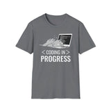 Coding in progress - Softstyle T-Shirt