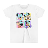 Minnie Mouse portraits emotions Kids - Youth Short Sleeve Tee