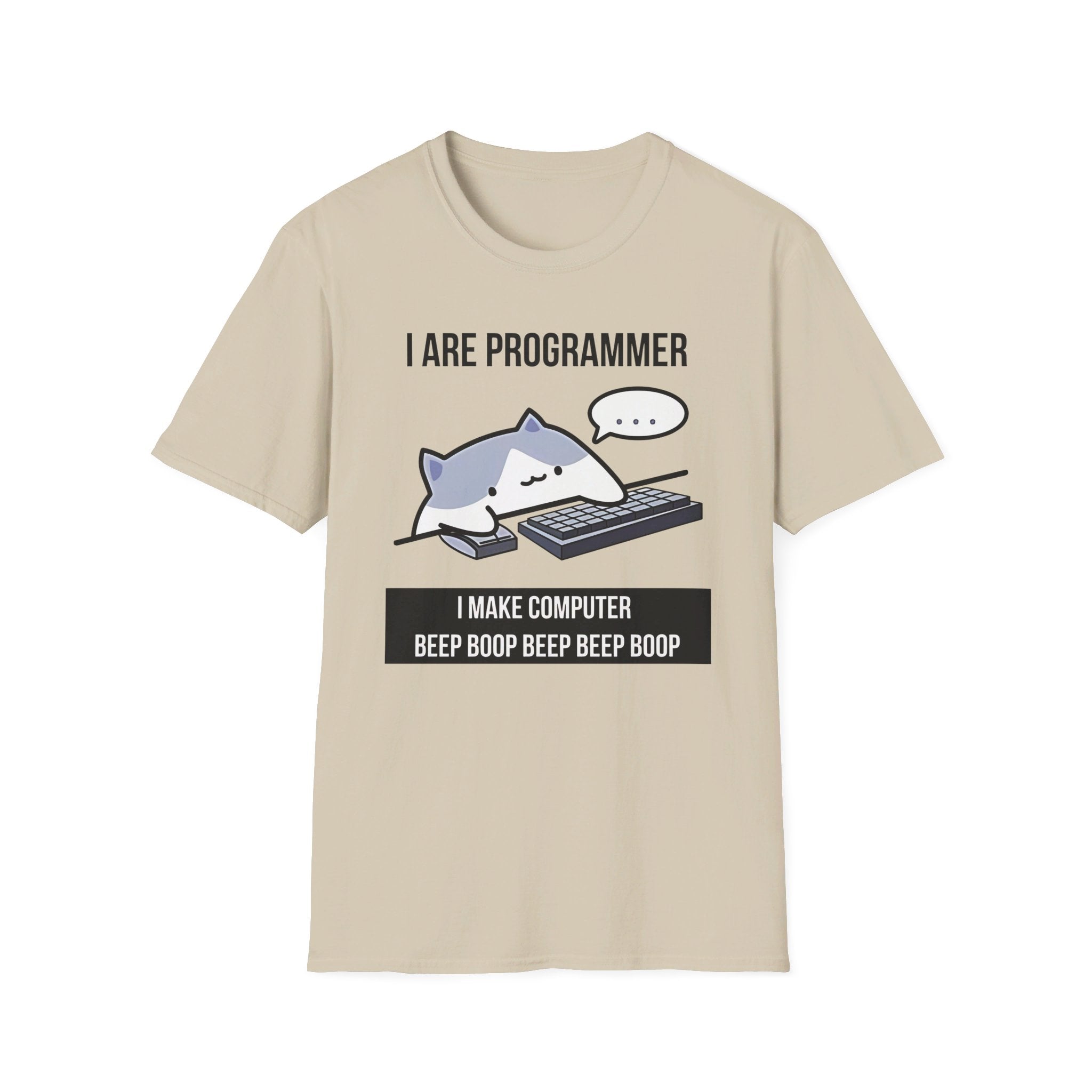 I are programmer, I make computer beep boop - Softstyle T-Shirt