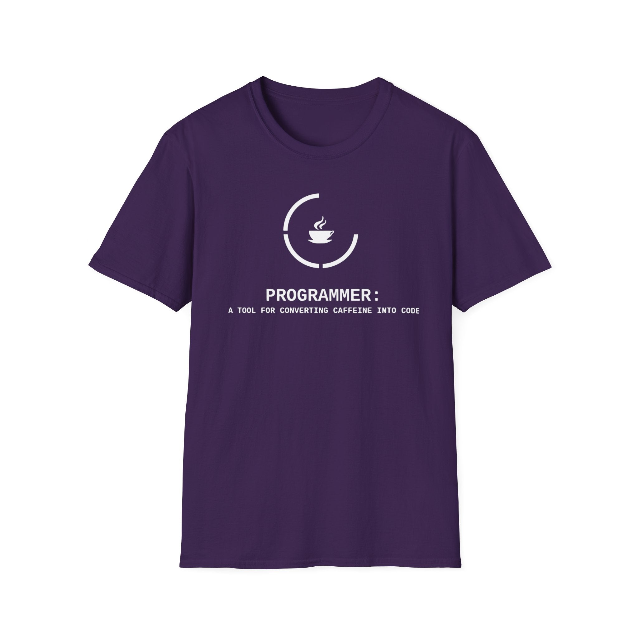 Programmer: A tool for converting caffeine into code - Softstyle T-Shirt