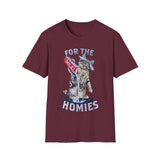 Cat "For the homies" Milk - Softstyle T-Shirt