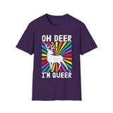 Oh deer I'm queer LBTQIA+ - Softstyle T-Shirt