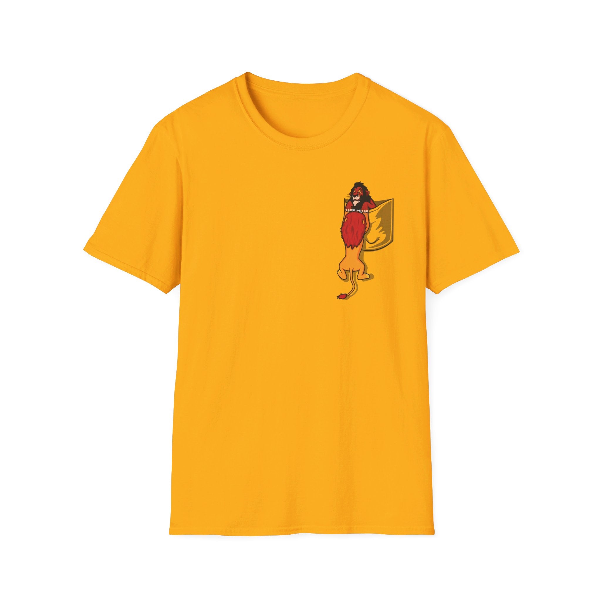 Lion King: Scar and Mufasa in a pocket - Softstyle T-Shirt