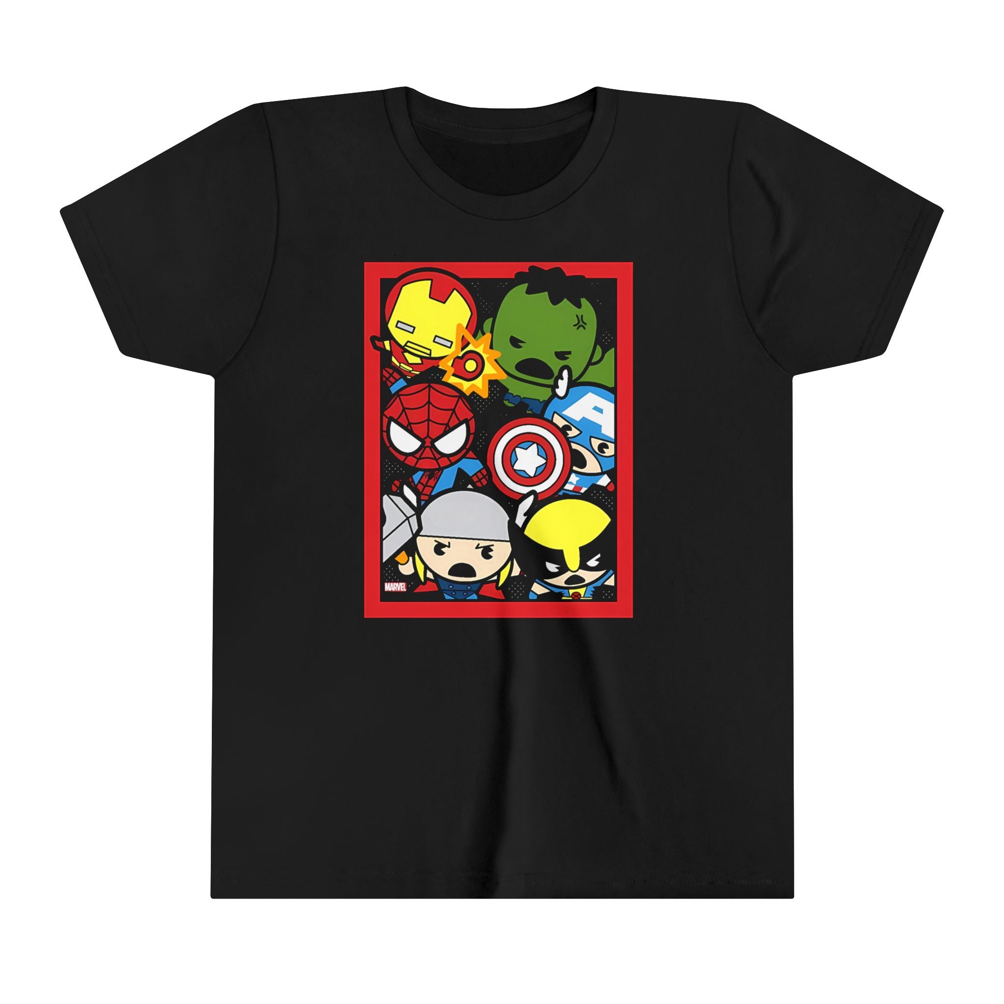 Avengers and Wolverine: Marvel Heroes comics Kids - Youth Short Sleeve Tee