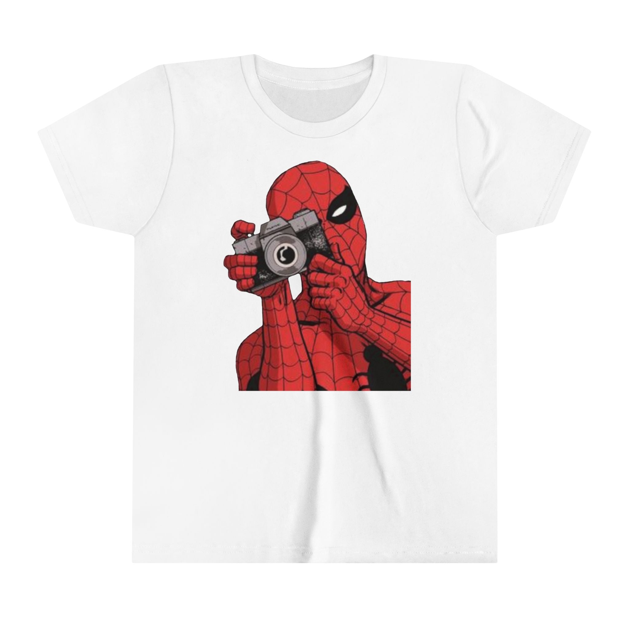 Spider-Man photographer Kids - Youth Short Sleeve Tee