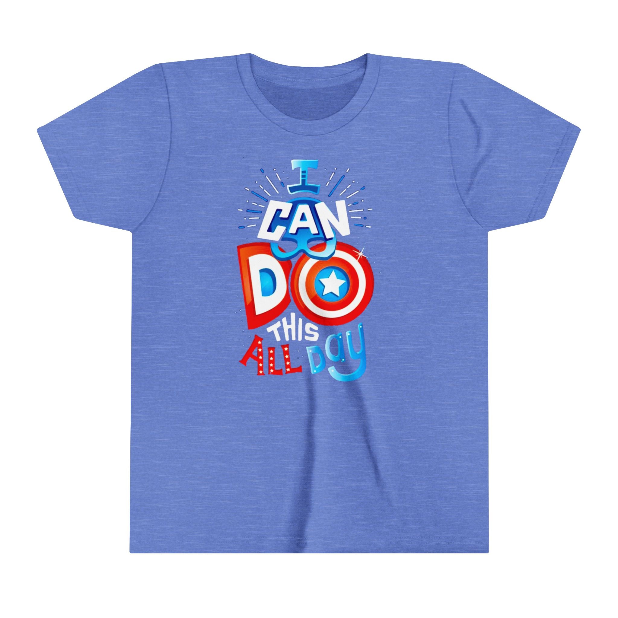 Captain America "I can do this all day" Kids - Youth Short Sleeve Tee