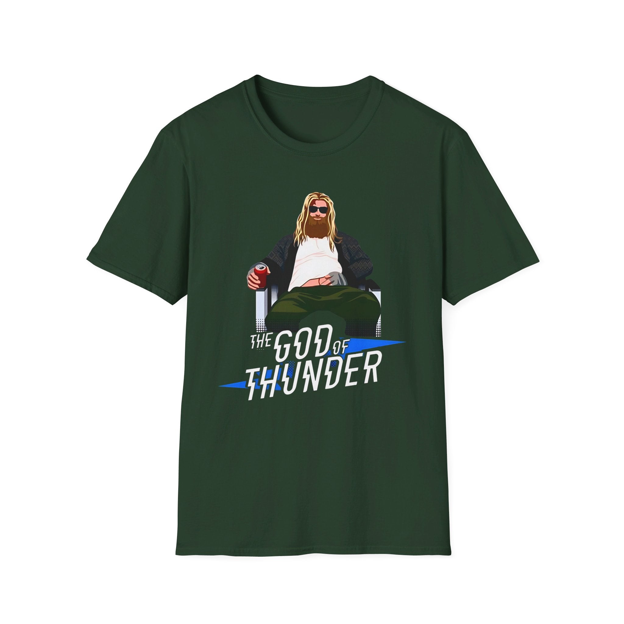 Fat Thor "The God of Thunder" Softstyle T-Shirt