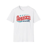 USA "America the beautiful" - Softstyle T-Shirt