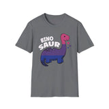 Binosaur Bisexual flag LGBTQIA+ - Softstyle T-Shirt