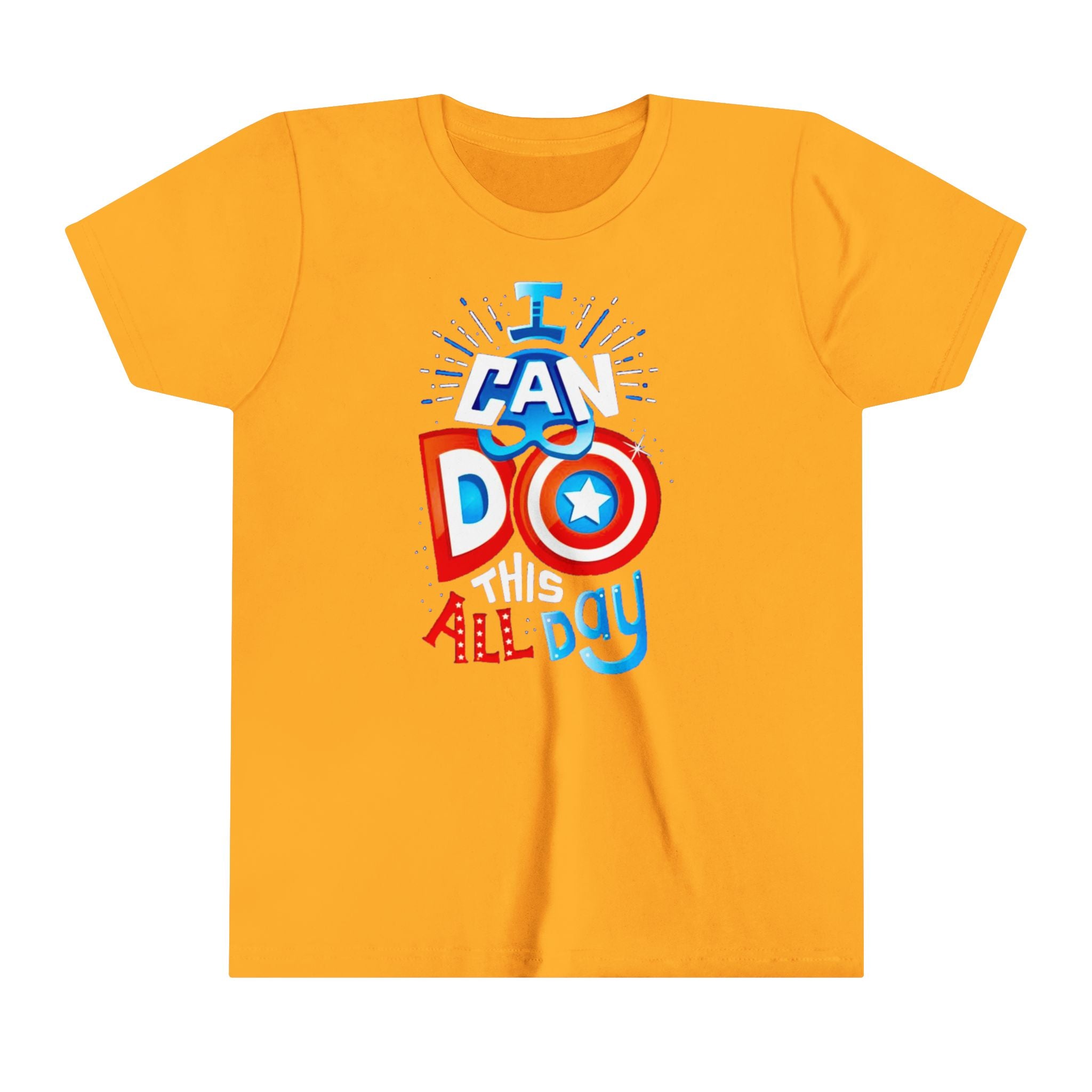 Captain America "I can do this all day" Kids - Youth Short Sleeve Tee