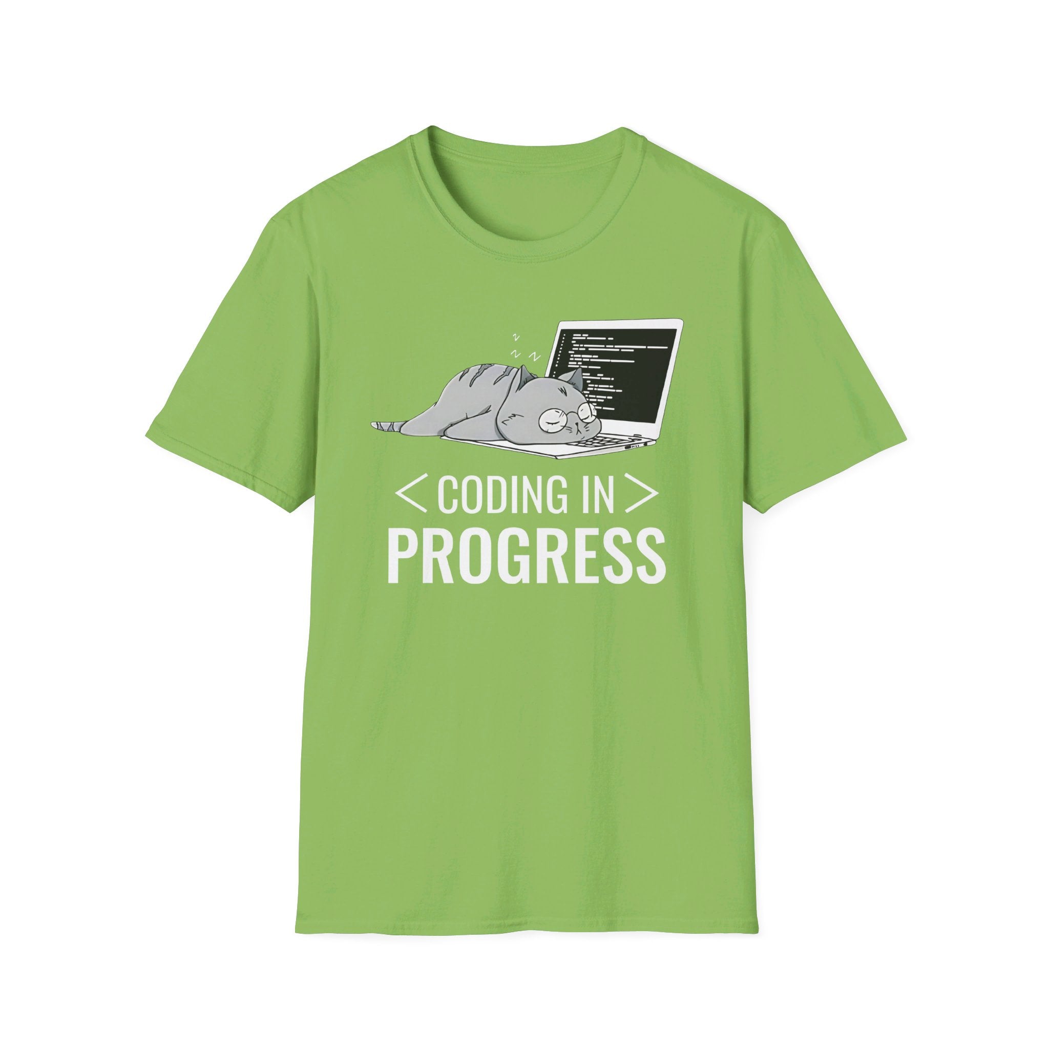 Coding in progress - Softstyle T-Shirt