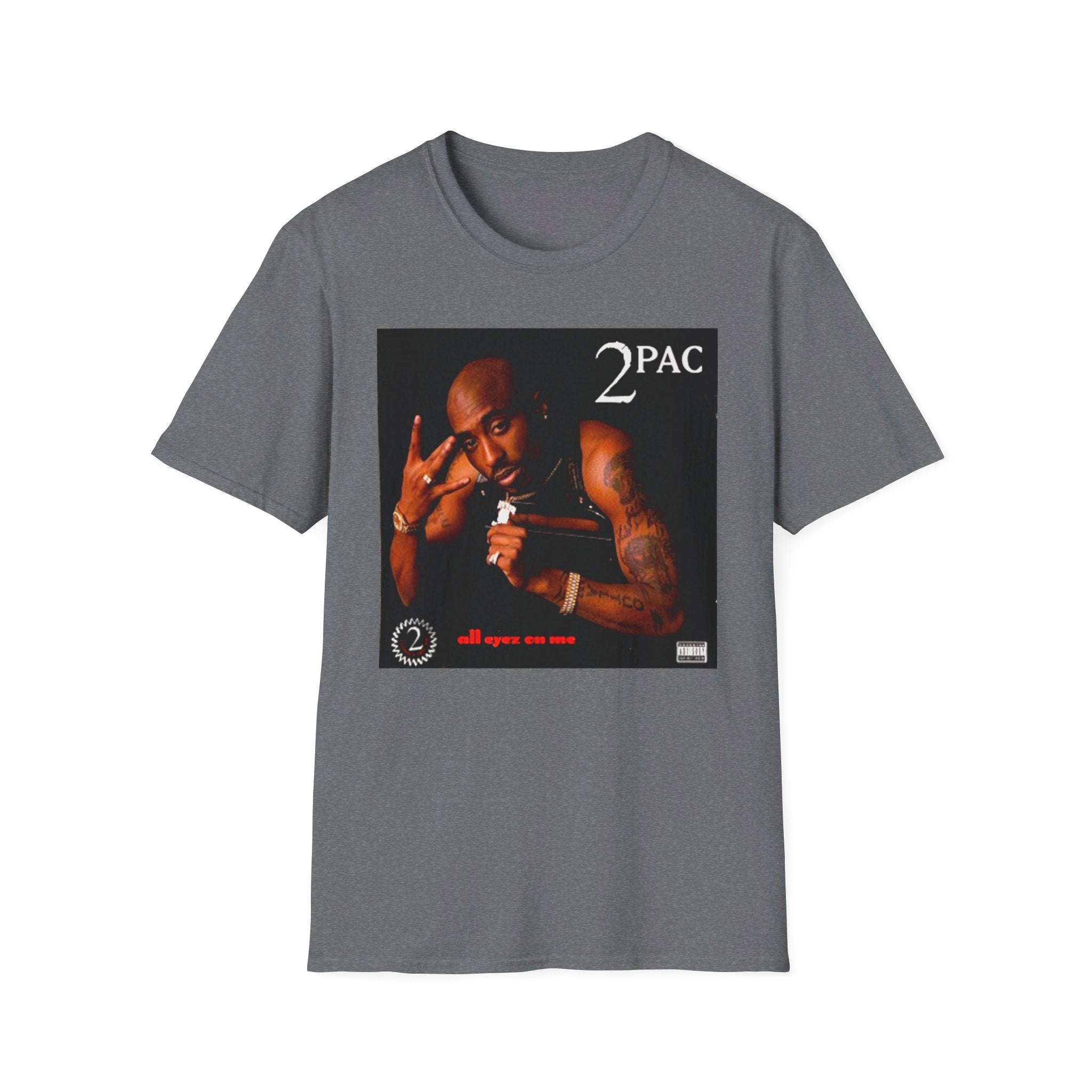 Tupac All Eyez On me album cover - Softstyle T-Shirt