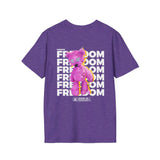 Freedom Bear backside - Softstyle T-Shirt