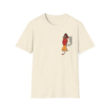 Lion King: Scar and Mufasa in a pocket - Softstyle T-Shirt