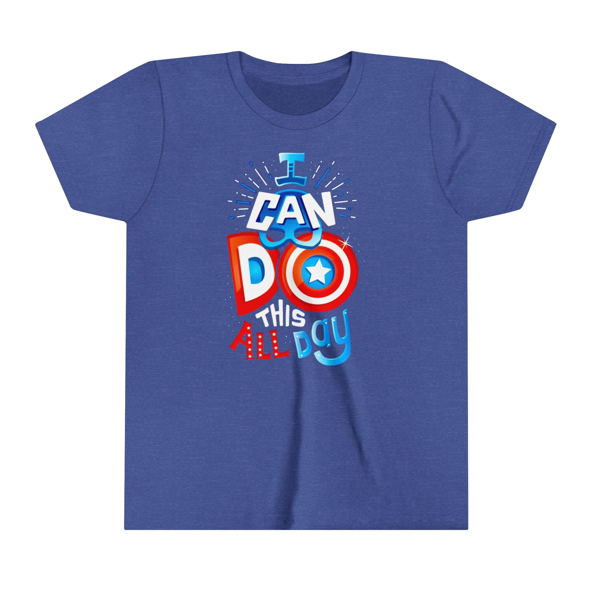 Captain America "I can do this all day" Kids - Youth Short Sleeve Tee