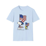 USA Snoopy Patriot - Softstyle T-shirt