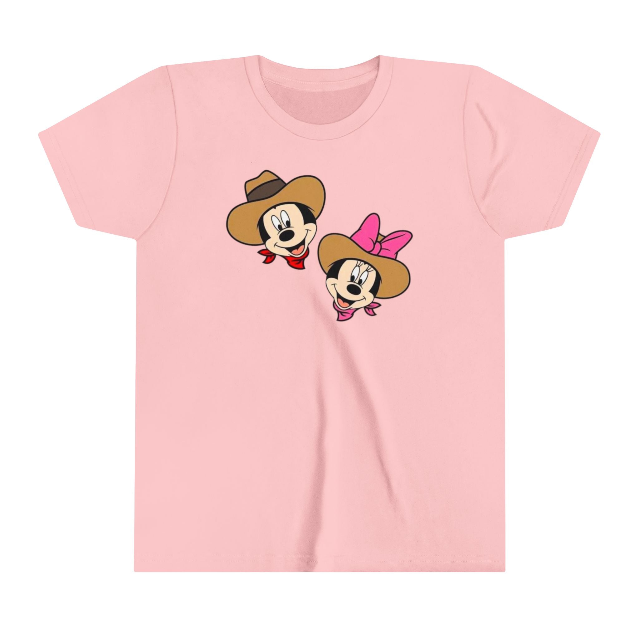 Mickey and Minnie cowboys Kids - Youth Short Sleeve Tee