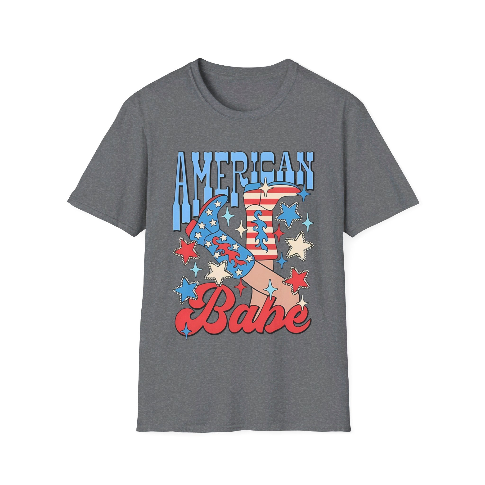 USA American babe - Softstyle T-Shirt