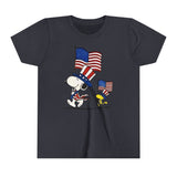 USA Snoopy Patriot Kids - Youth Short Sleeve Tee