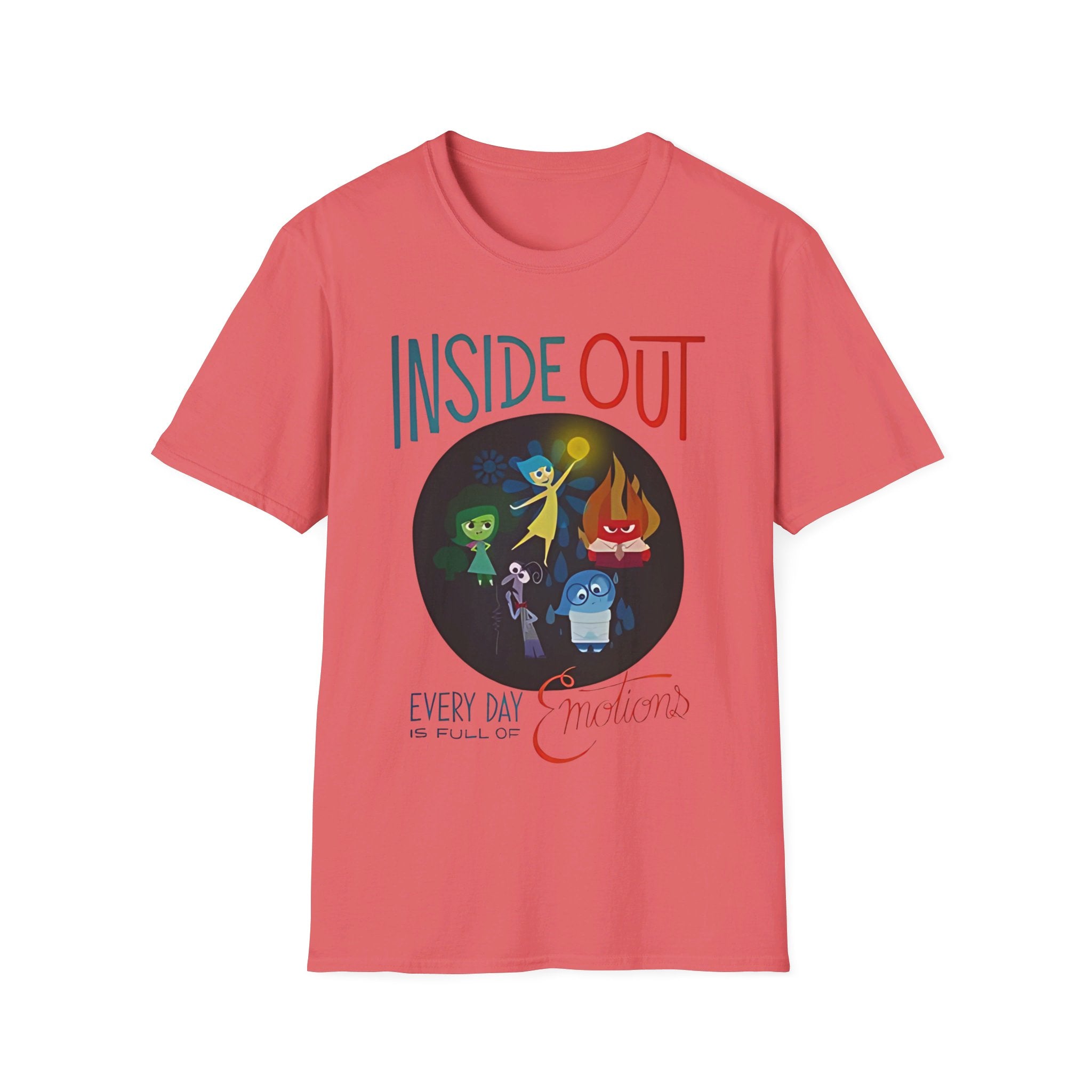 Inside Out: Every day is full of emotions - Softstyle T-Shirt