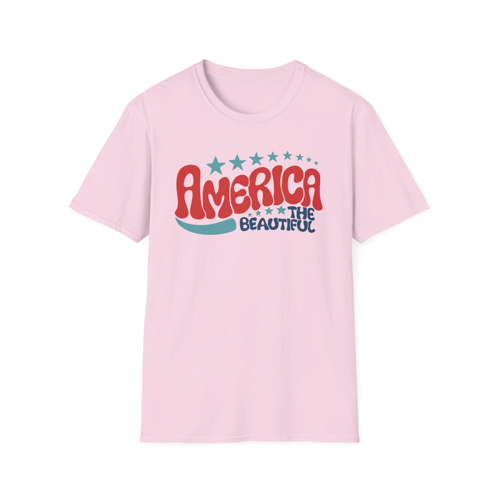 USA "America the beautiful" - Softstyle T-Shirt